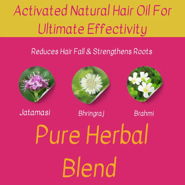 Luv Kush Rambaan Anti Hair Fall Oil – 100 ml, Natural Hair Care (image 3)