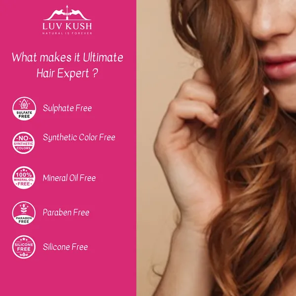 Luv Kush Rambaan Anti Hair Fall Oil – 100 ml, Natural Hair Care (image 5)