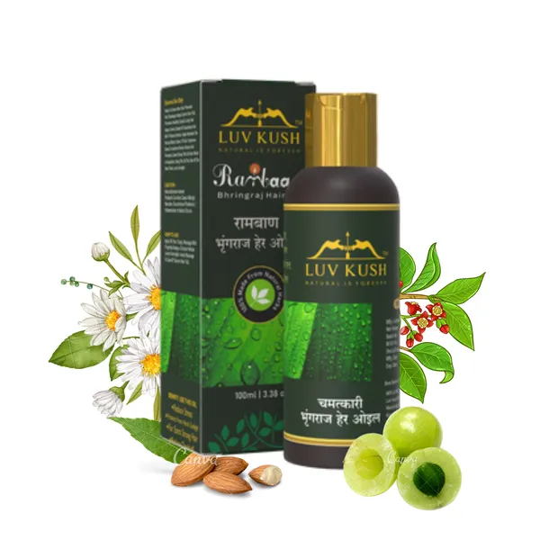 Luv Kush Rambaan Bhringraj Hair Oil – 100 ml